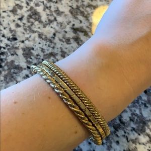 J crew gold bracelet